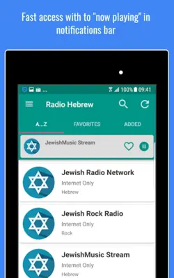 Radio Hebrew 🇮🇱📻 Hebrew News and Music Radio android App screenshot 4