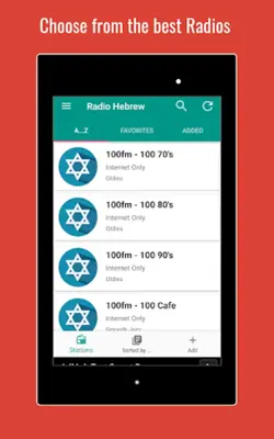 Radio Hebrew 🇮🇱📻 Hebrew News and Music Radio android App screenshot 7